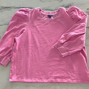 Splendid large top in sweatshirt fabric